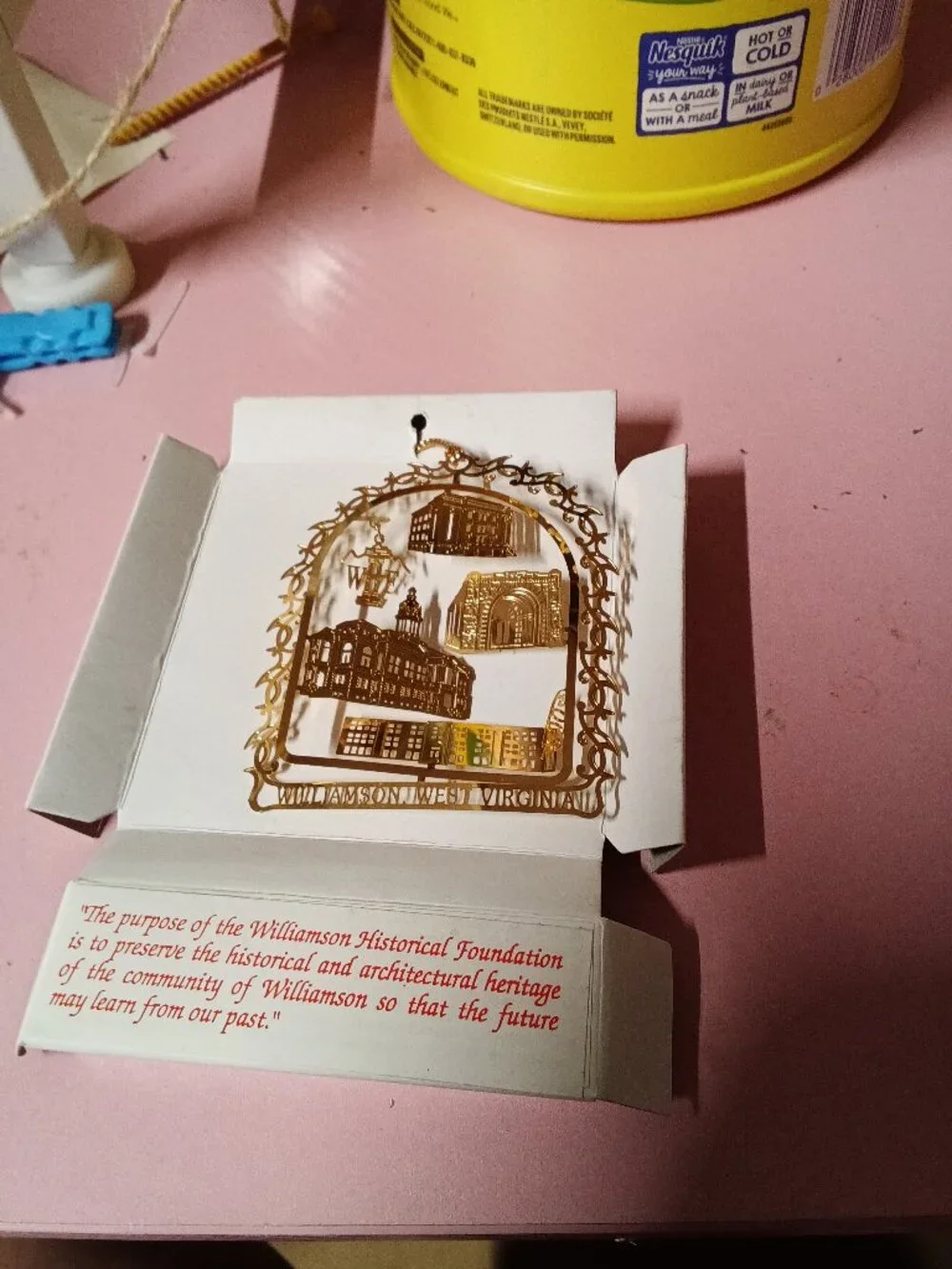 Williamson Historical Foundation Ornament - Nations Treasure